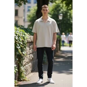 Harvard Square Reserve Polo Shirt XL Beige